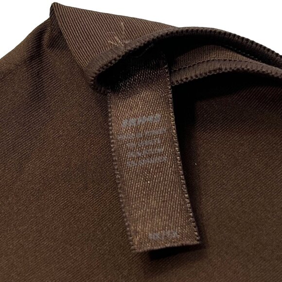 SKIMS Essential Crew Neck‎ Sleeveless Bodysuit NEW Chocolate Womens 4X/5X - Picture 9 of 11